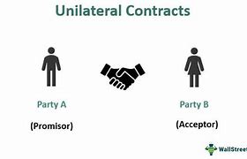 Image result for Unilateral Contract Example