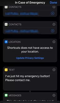 Image result for In Case of Emergency iPhone