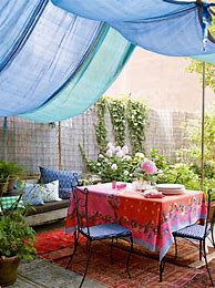Image result for Patio Curtain Ideas