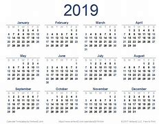 Image result for Printable Desk Calendar Year 2019