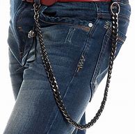 Image result for Men Jeans Wih Belt Carabiner Keychain