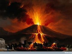 Image result for Volcano Eruption Pompei