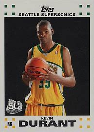 Image result for Kevin Durant NBA Rookie Card