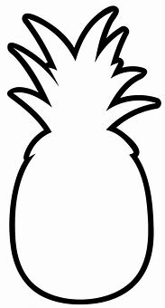 Image result for Pineapple Cartoon Outline