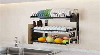 Image result for Wall Mount Vertical Dish Rack