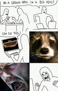 Image result for Rocket Raccoon Meme
