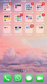 Image result for Aesthetic iPhone Home Screen Brown