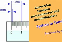 Image result for Cm to mm Difference