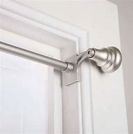 Image result for No Drill Curtain Rod Brackets