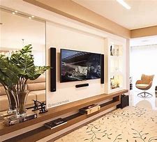 Image result for Small TV Mounted On Wall
