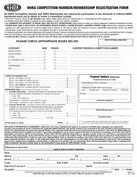 Image result for NHRA Good Standing Certificate Form