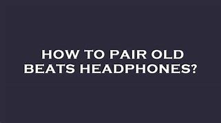 Image result for Old Beats Headphones