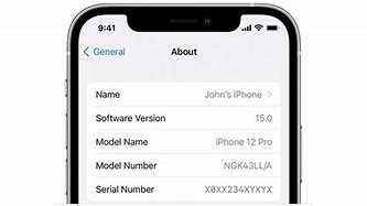 Image result for iPhone Model A1303 Sireal Nomber