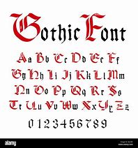 Image result for Gothic Medieval Font Alphabet