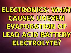 Image result for Lead Acid Battery Electrolyte