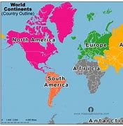 Image result for Each Continent in One Map