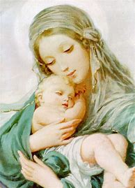 Image result for Virgin Mary and Baby Jesus