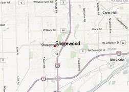 Image result for Shorewood IL Map