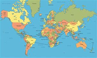 Image result for America On World Map