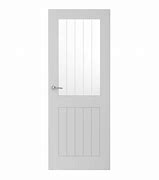 Image result for White Primed Half Glazed Back Door