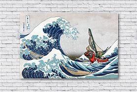 Image result for The Great Wave Off Kanagawa Zelda