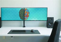 Image result for Double Screen Computer Monitor