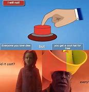 Image result for Push Red Button Meme