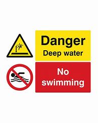 Image result for Warning This Water Has No Buoyancy Sign