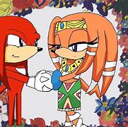 Image result for Knuckles and Tikal the Echidna Lovs