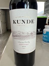 Image result for Kunde Estate Zinfandel Sonoma Valley