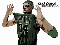 Image result for Paul Pierce Drawing