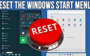 Image result for How to Reset Start Menu Windows 1.0