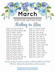 Image result for March Bible Reading Plan