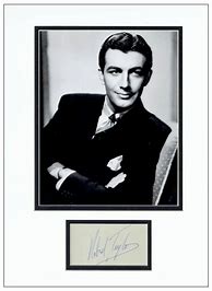 Image result for Robert Taylor Autograph