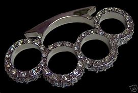 Image result for Iced Out Brass Knuckles