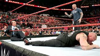 Image result for Randy Orton Brock Lesnar Stare Down