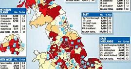 Image result for UK Immigration Map