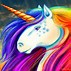 Image result for Rainbow Colored Unicorn