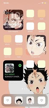 Image result for iOS Home Screen Ideas Anime