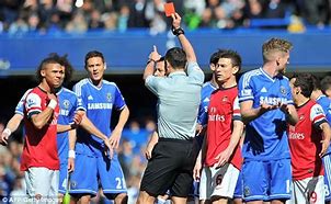 Image result for Arsenal Gibbs Red Card Twitter Reactions