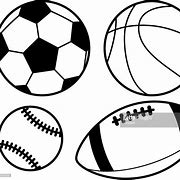 Image result for Free Sports Clip Art Black and White