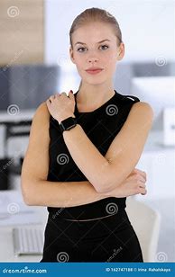 Image result for Secretary Dressed in Black and White