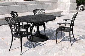 Image result for Wrought Iron Seating Area Outdoor Furniture