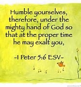 Image result for 1st Peter 5 6