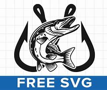 Image result for Free Fish Hook SVG Files