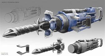 Image result for Sci-Fi Digging Drill Drawing