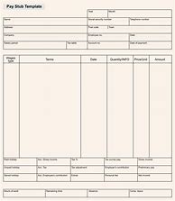 Image result for Free Printable Pay Stub Templates