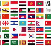 Image result for Asia with Flags