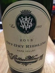 V Sattui Riesling Off Dry に対する画像結果