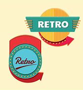 Image result for Free Retro Products Sign Templets